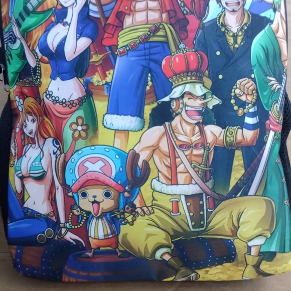 One Piece Anime Backpack / Bookbag with TV Show Cartoon Character Graphic - Picture 7 of 13